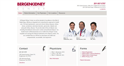 Desktop Screenshot of bergenkidneycenter.com