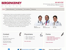 Tablet Screenshot of bergenkidneycenter.com